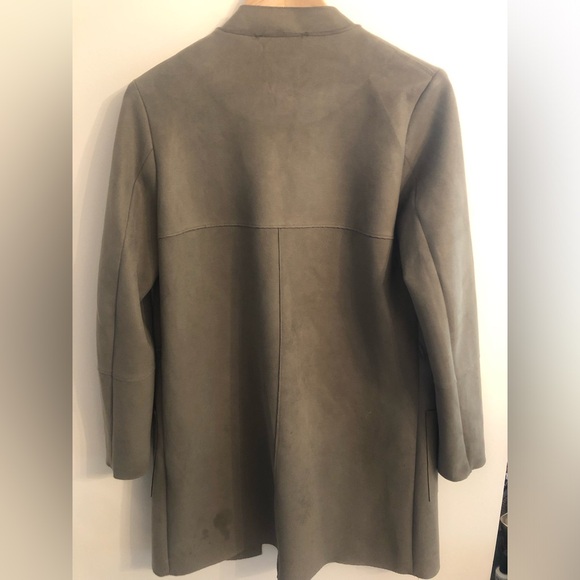 H&M Faux Suede Trench Jacket - Picture 3 of 8